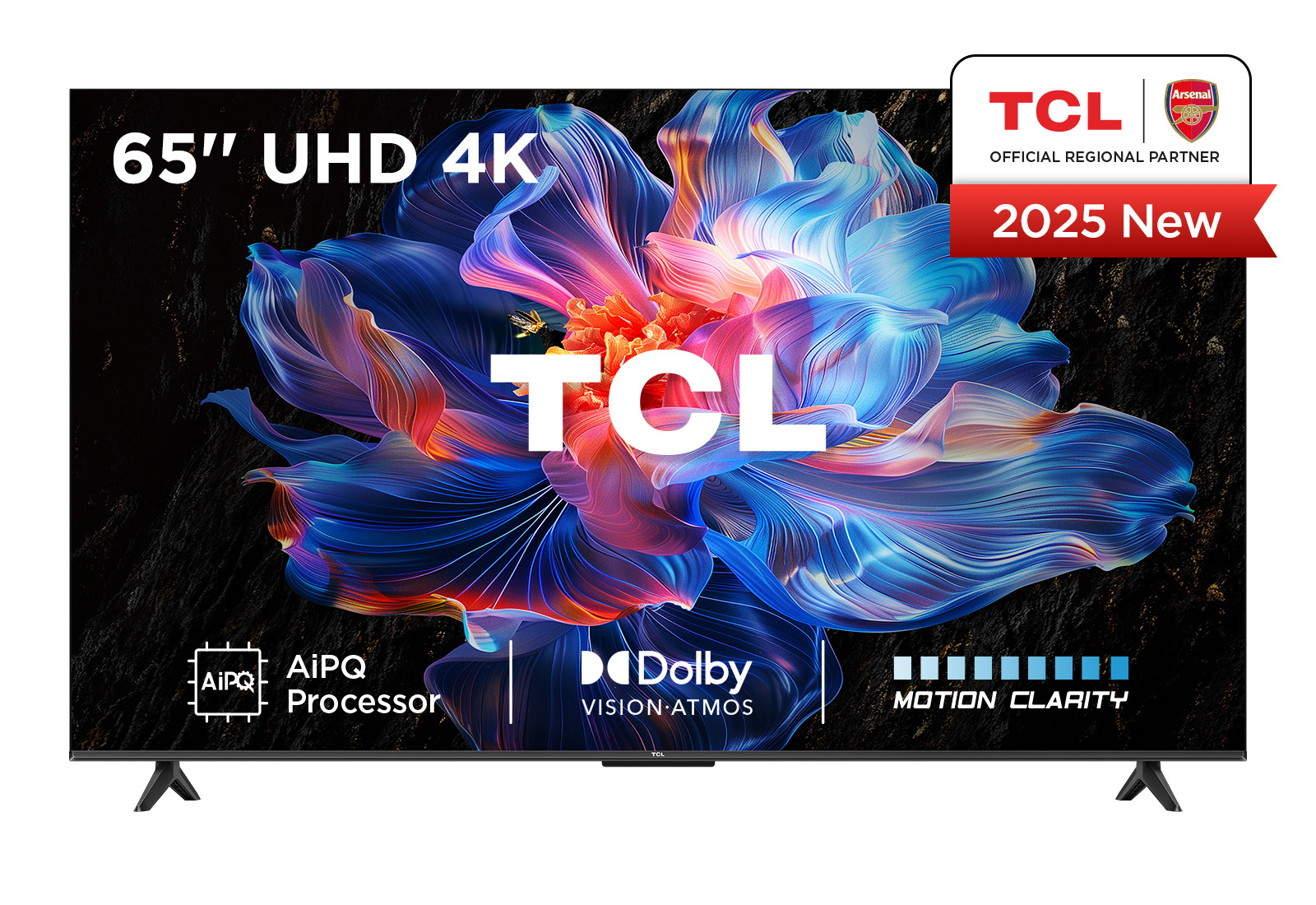 TCL 65V6C-UK TV 165.1 cm (65") 4K Ultra HD Smart TV Wi-Fi Metallic 280 cd/m²