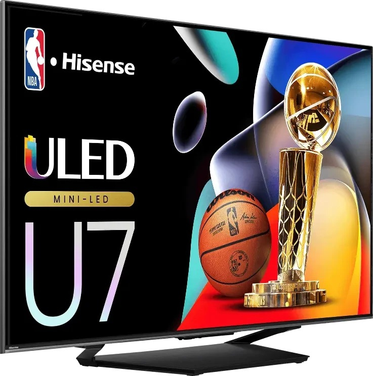 Hisense Class U7 139.7 cm (55") 4K Ultra HD Smart TV Wi-Fi Black
