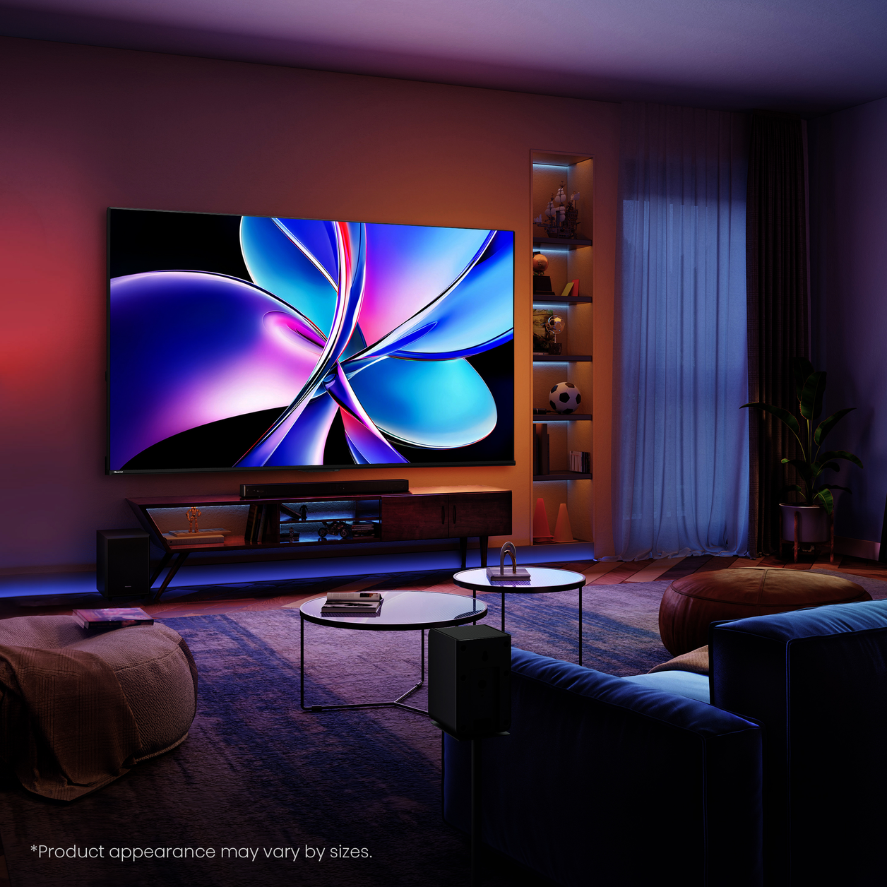 Hisense 50" E7QTUK PRO 144Hz QLED Smart AI TV with Freely