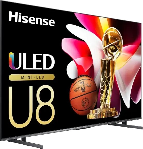 Hisense Class U8 139.7 cm (55") 4K Ultra HD Smart TV Wi-Fi Black 3000 cd/m²