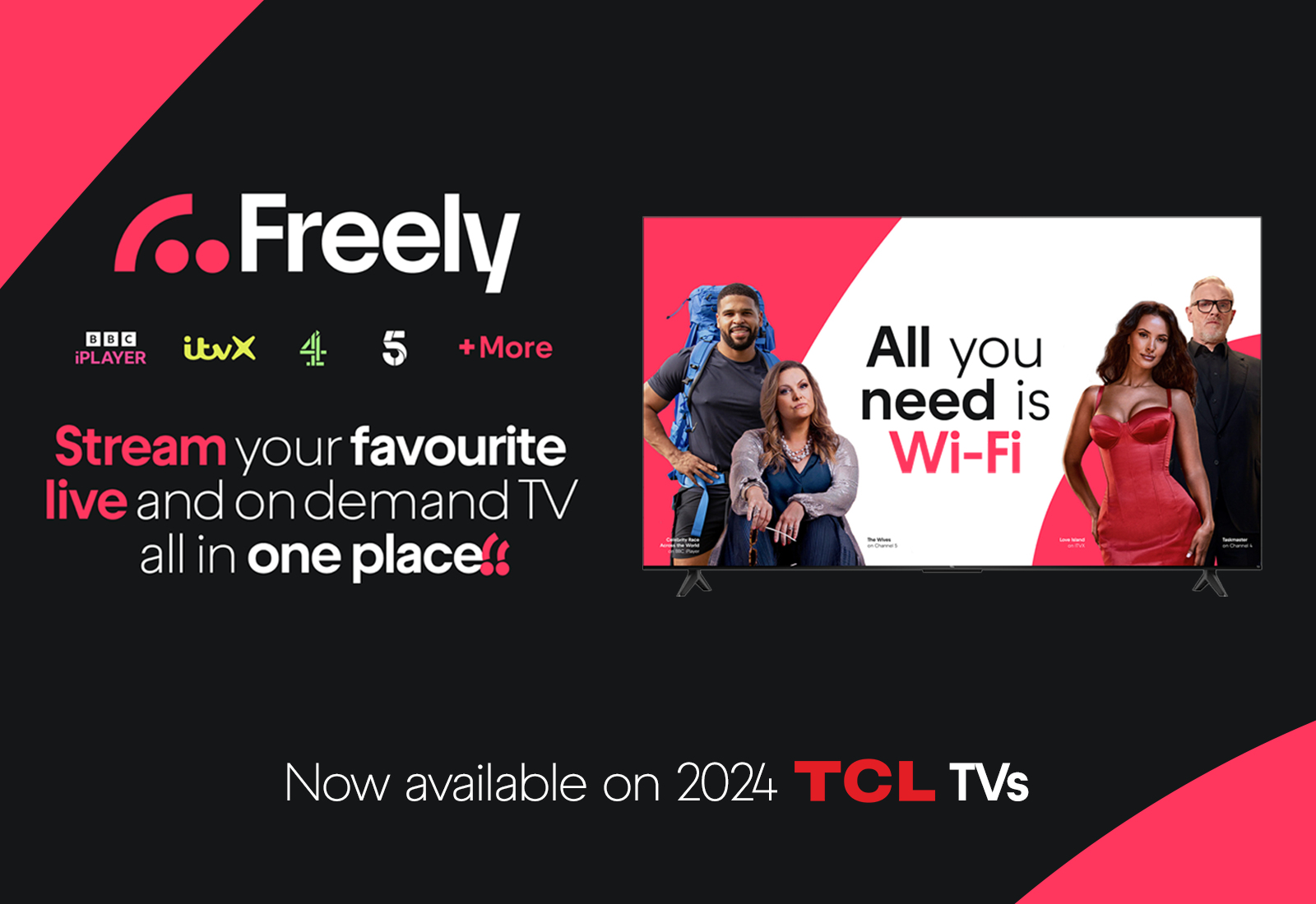 TCL 65PF650K TV 165.1 cm (65") 4K Ultra HD Smart TV Wi-Fi Titanium