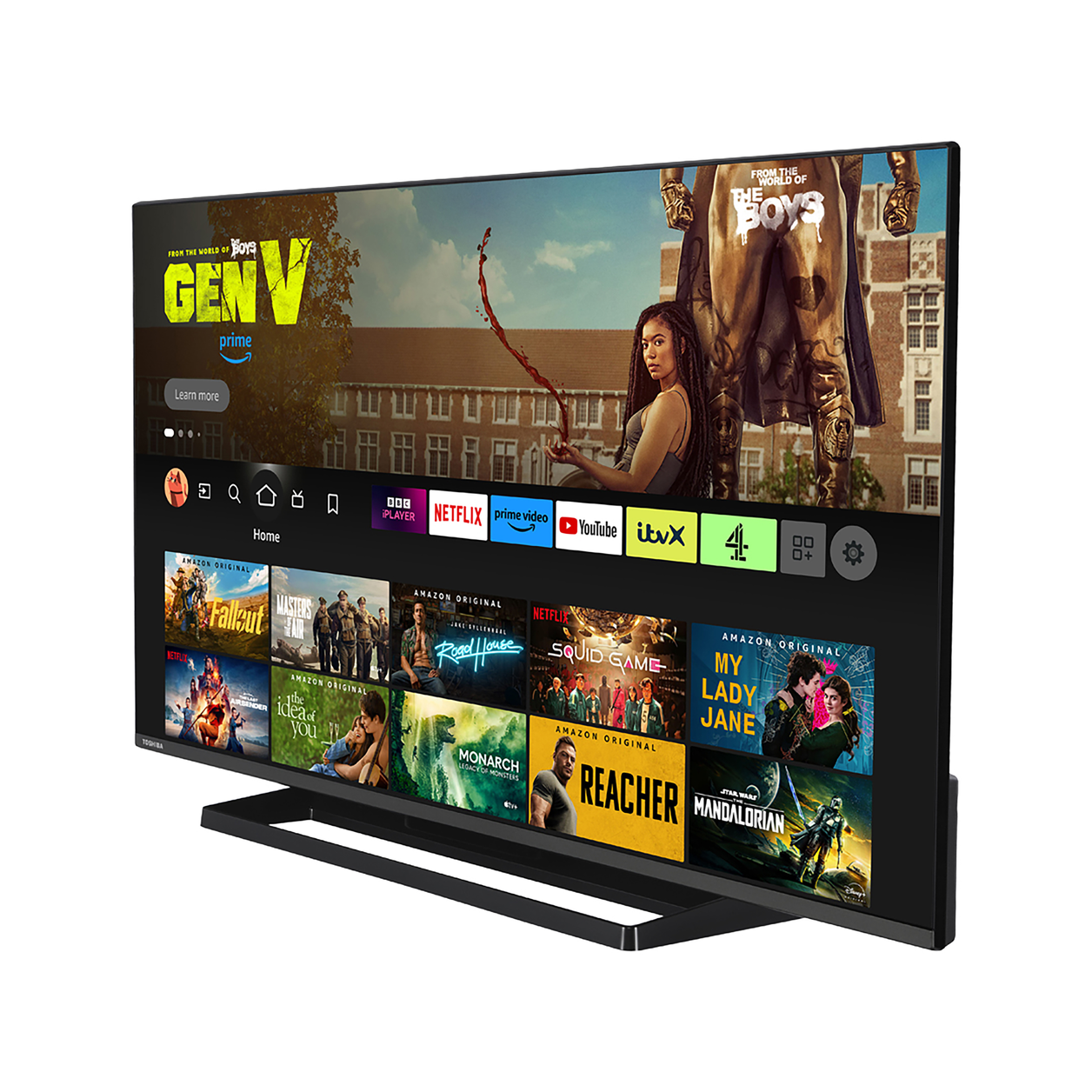 Toshiba 43UF3F53DB TV 109.2 cm (43") 4K Ultra HD Smart TV Black 250 cd/m²