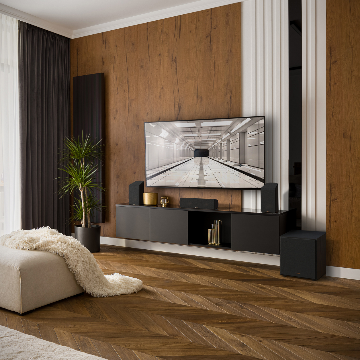 Klipsch Reference home cinema system 5.1.4 channels Black