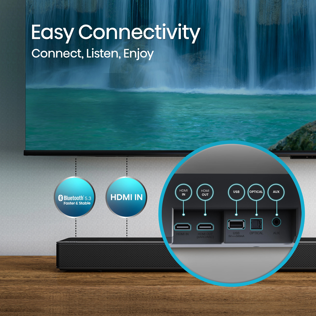 Hisense AX3125H soundbar speaker Black 3.1.2 channels 440 W