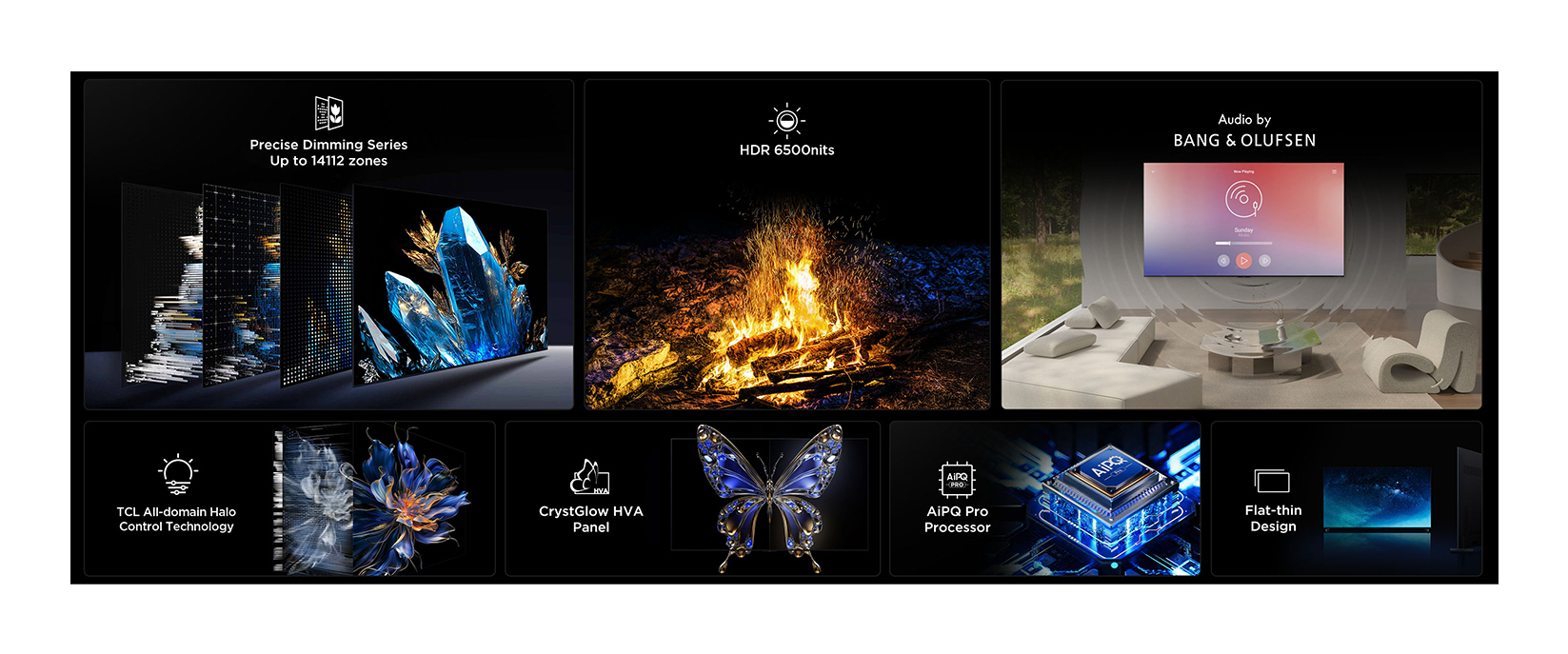 TCL 98X11K TV 2.49 m (98") 4K Ultra HD Smart TV Wi-Fi Black 6500 cd/m²