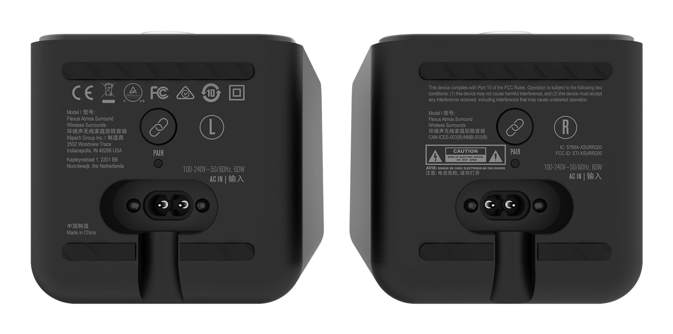 Klipsch Flexus Surr 200 Black Wired