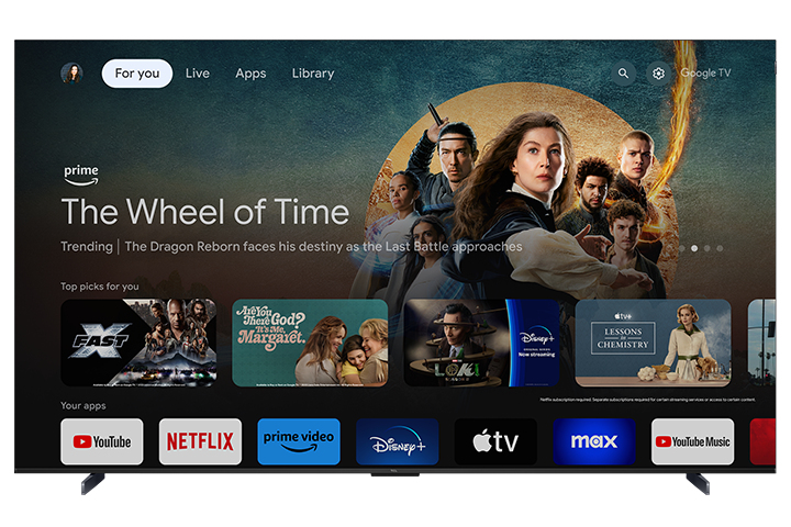 TCL Q6 98Q651G TV 2.49 m (98") 4K Ultra HD Smart TV Wi-Fi Black