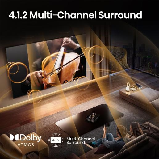 Hisense 75U8Q TV 190.5 cm (75") 4K Ultra HD Smart TV Wi-Fi Black, Grey