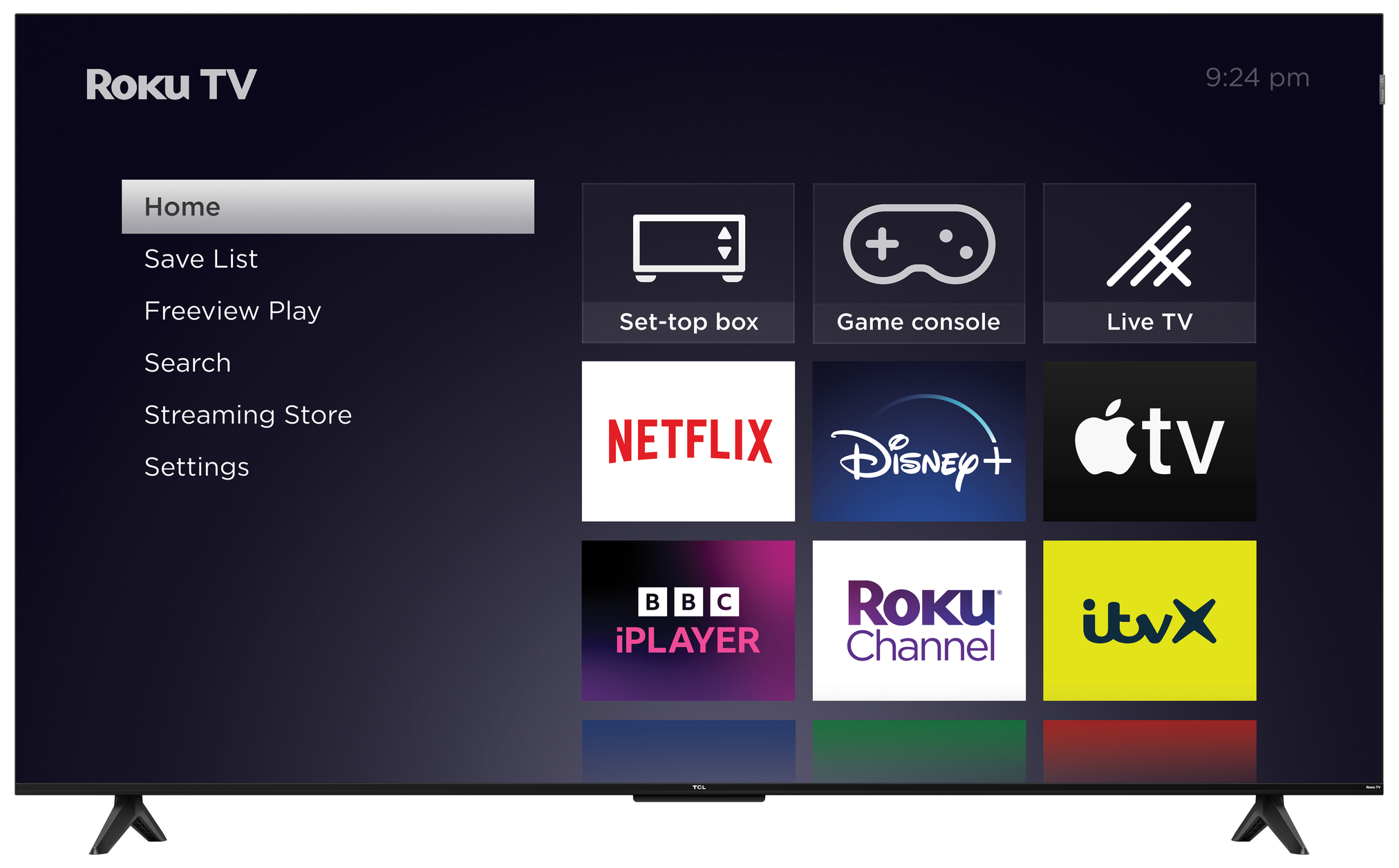 TCL 65RC650K TV 165.1 cm (65") 4K Ultra HD Smart TV Wi-Fi Black 450 cd/m²