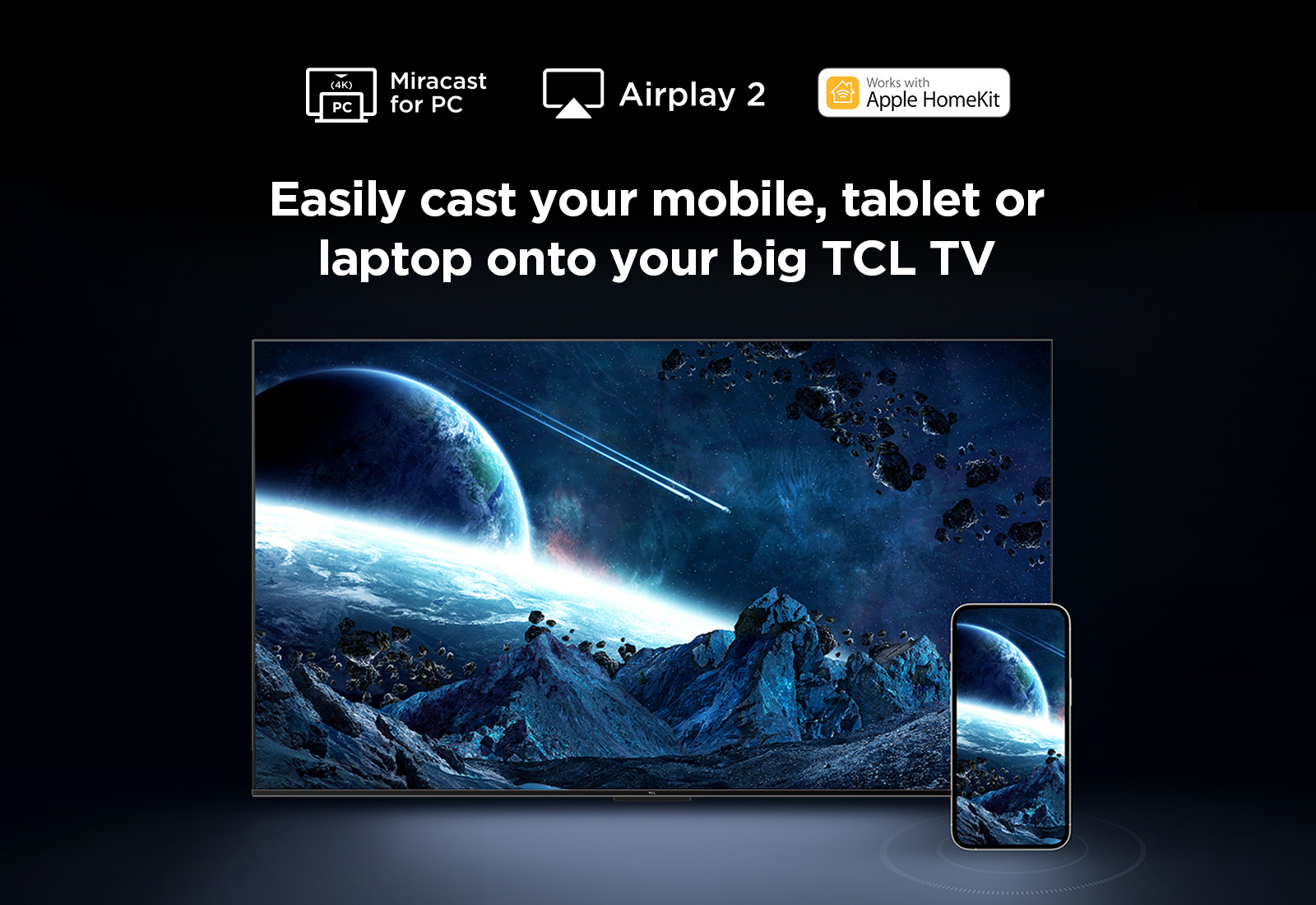 TCL 43PF650K TV 109.2 cm (43") 4K Ultra HD Smart TV Wi-Fi Titanium