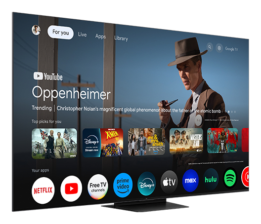 TCL QM7 85’’ QM7K Series QD-Mini LED QLED 4K UHD Smart TV with Google TV – 85QM7K