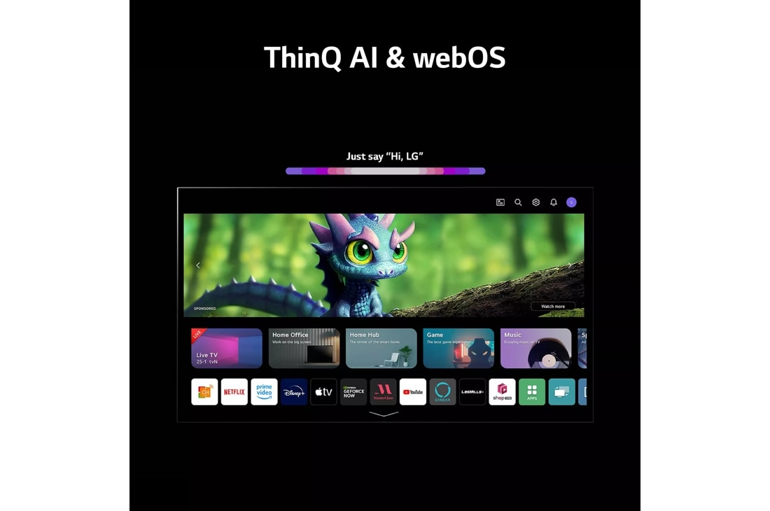 LG OLED evo OLED83M3PUA TV 2.11 m (83") 4K Ultra HD Smart TV Wi-Fi Black, Silver