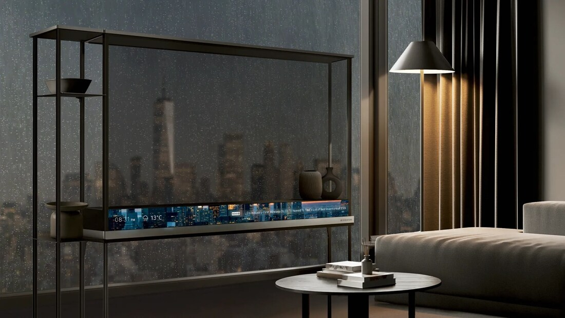 LG SIGNATURE OLED77T4PUA TV 195.6 cm (77") 4K Ultra HD Smart TV Wi-Fi Transparent
