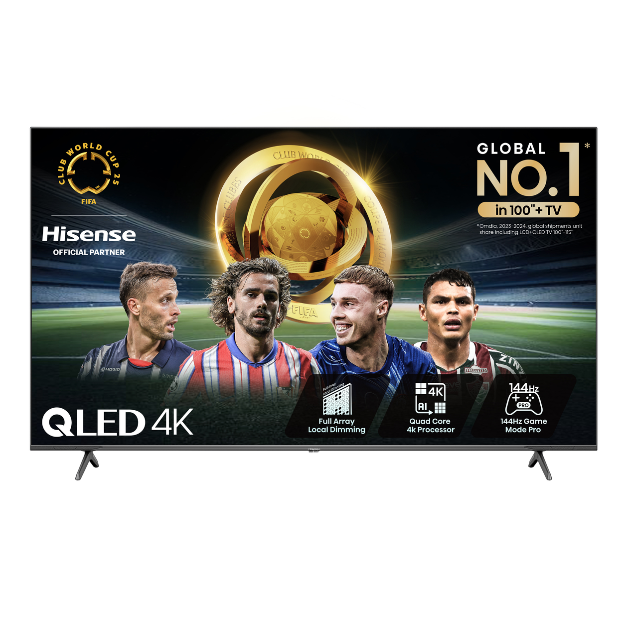 Hisense 75E7NQTUK PRO TV 190.5 cm (75") 4K Ultra HD Smart TV Wi-Fi Grey 400 cd/m²