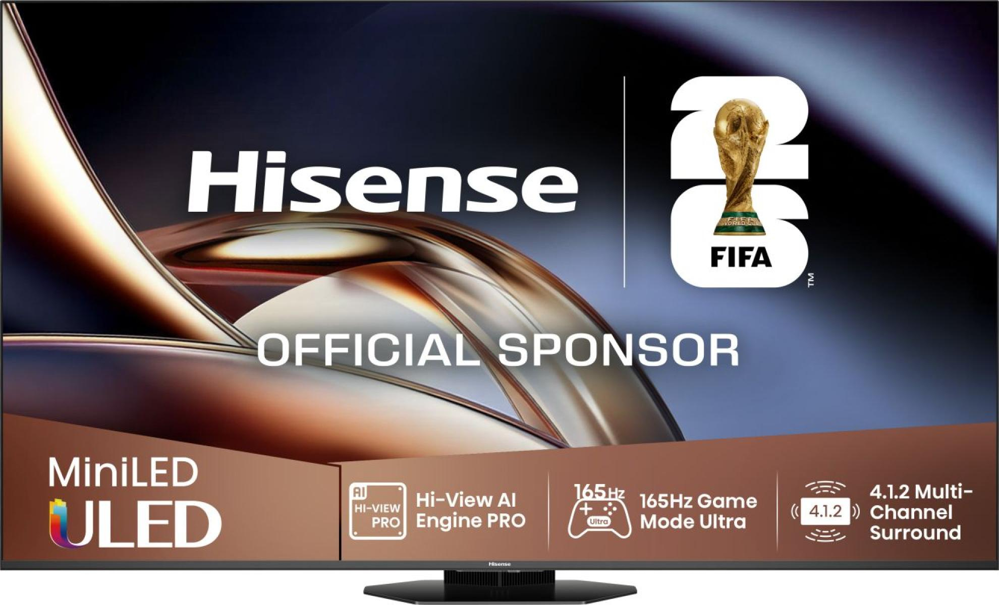 Hisense 85U8Q 2.16 m (85") 4K Ultra HD Smart TV Wi-Fi Black, Grey