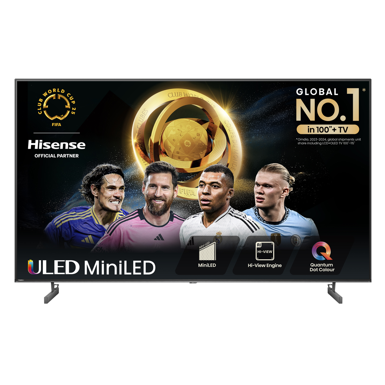 Hisense 55U6NQTUK TV 139.7 cm (55") 4K Ultra HD Smart TV Wi-Fi Grey 600 cd/m²