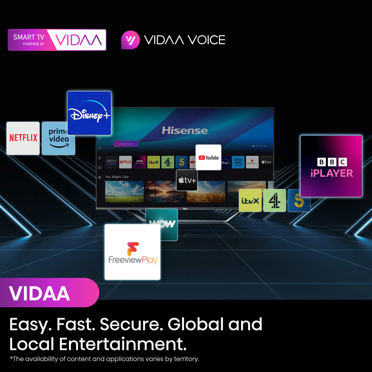 Hisense 85A6NTUK TV 2.16 m (85") 4K Ultra HD Smart TV Wi-Fi Black 400 cd/m²