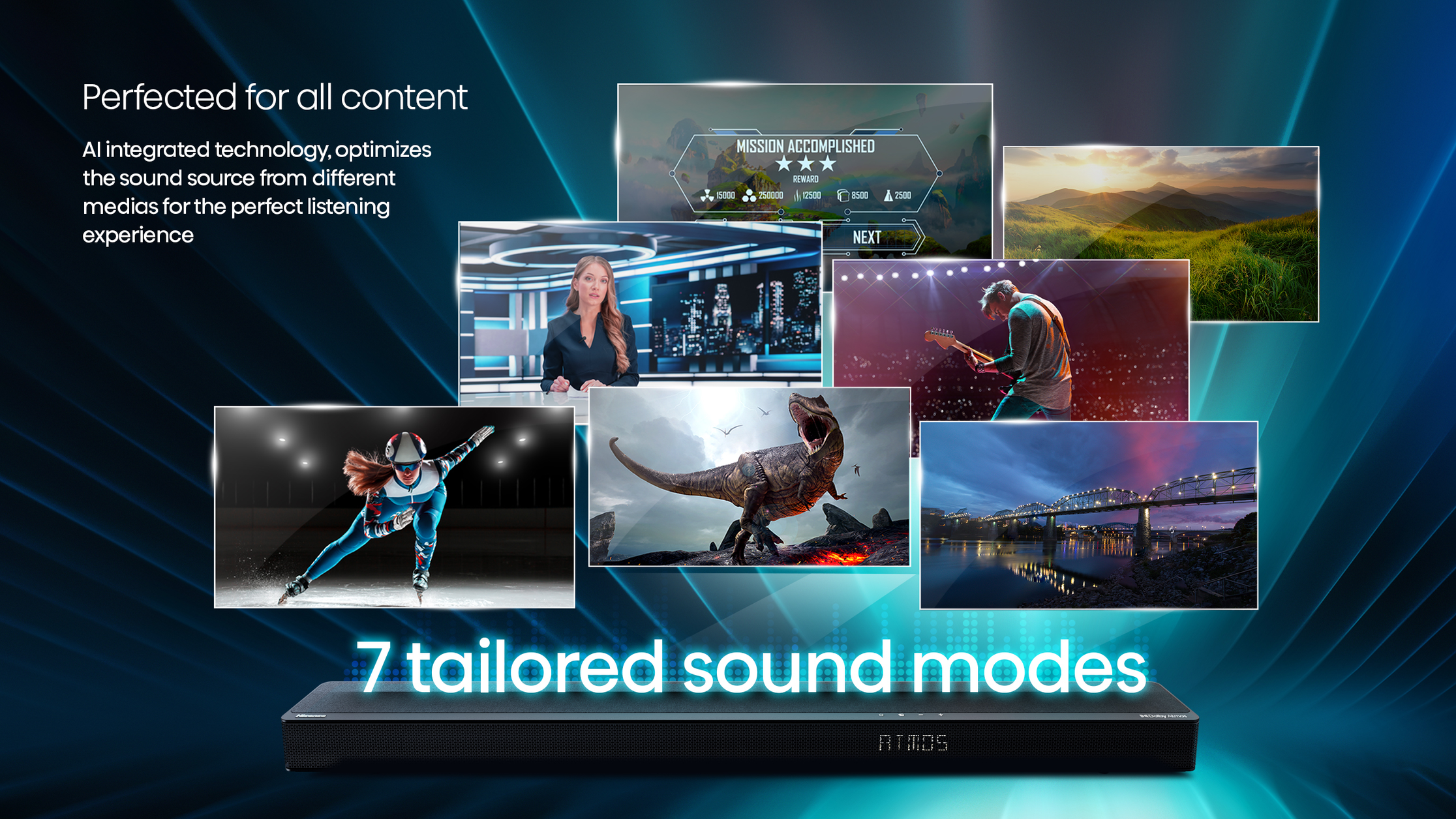 Hisense AX5125H soundbar speaker Black 5.1.2 channels 500 W