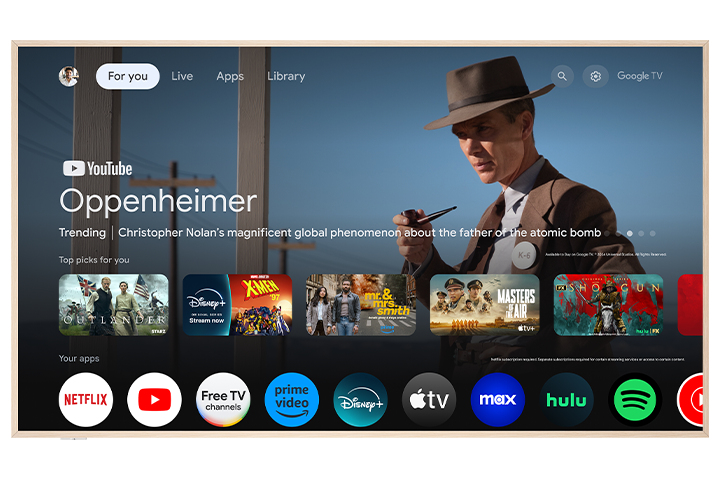 TCL A300 85A300W TV 2.16 m (85") 4K Ultra HD Smart TV Wi-Fi White, Wood