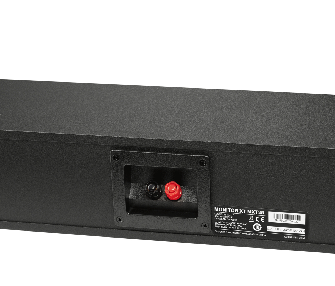 Polk Audio MXT35CBK loudspeaker 5-way Black Wired