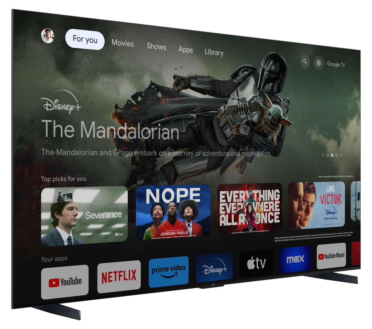 TCL C80 Series 98C805K TV 2.49 m (98") 4K Ultra HD Smart TV Wi-Fi Black