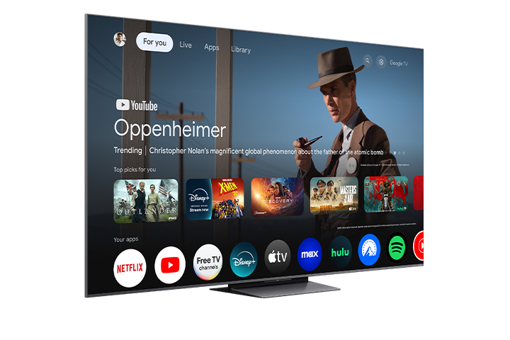 TCL QM8 65" QM8K Series QD-Mini LED QLED 4K UHD Smart TV with Google TV – 65QM8K