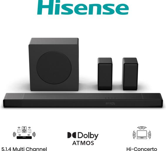 Hisense AX5140Q Dolby Atmos Soundbar