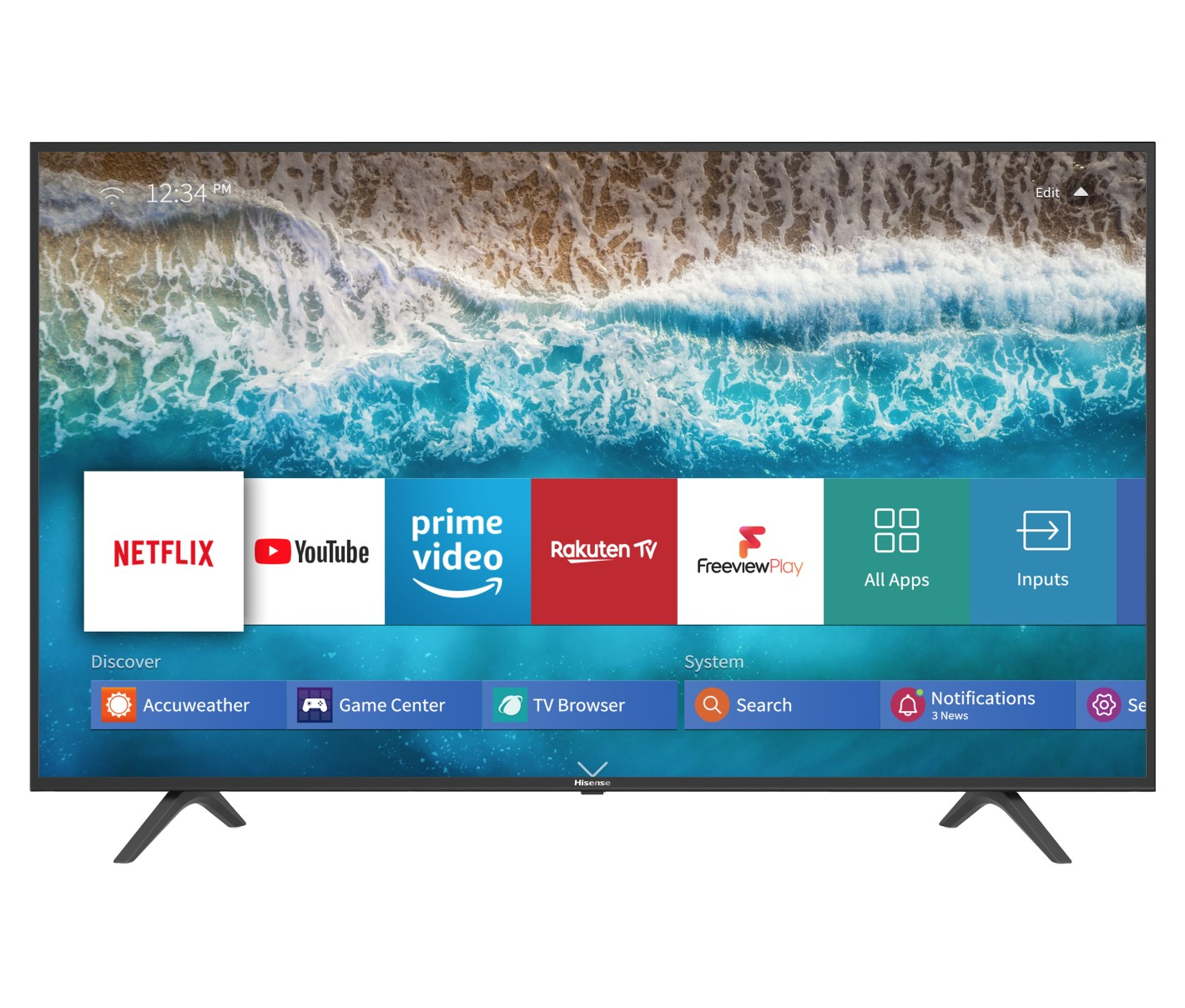 Hisense B7100 127 cm (50") 4K Ultra HD Smart TV Wi-Fi Black