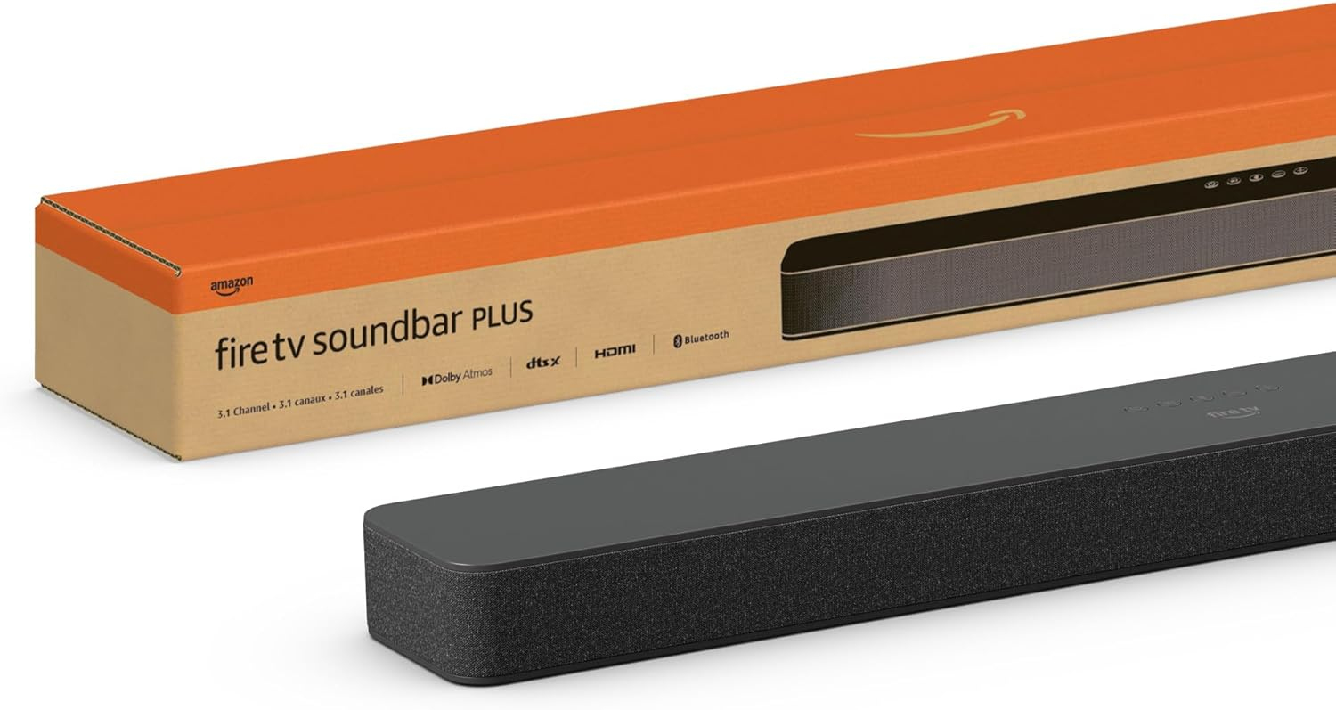 Amazon Fire TV Soundbar Plus Black 3.1 channels
