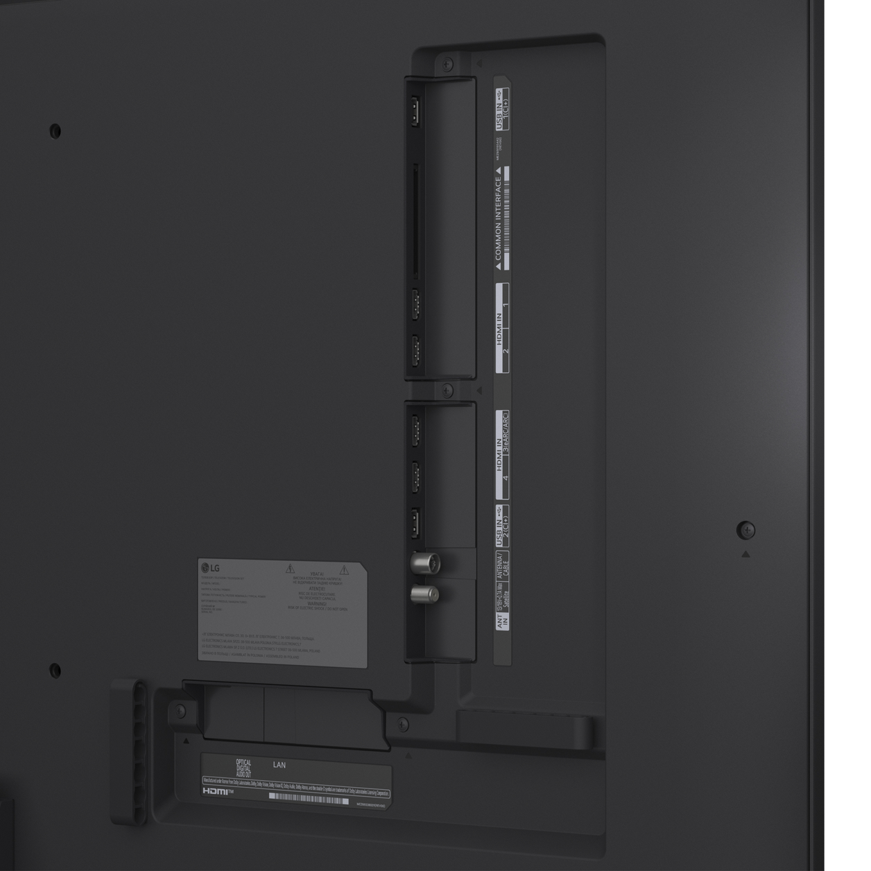 LG QNED evo AI 55QNED87A6B 139.7 cm (55") 4K Ultra HD Smart TV Wi-Fi Black