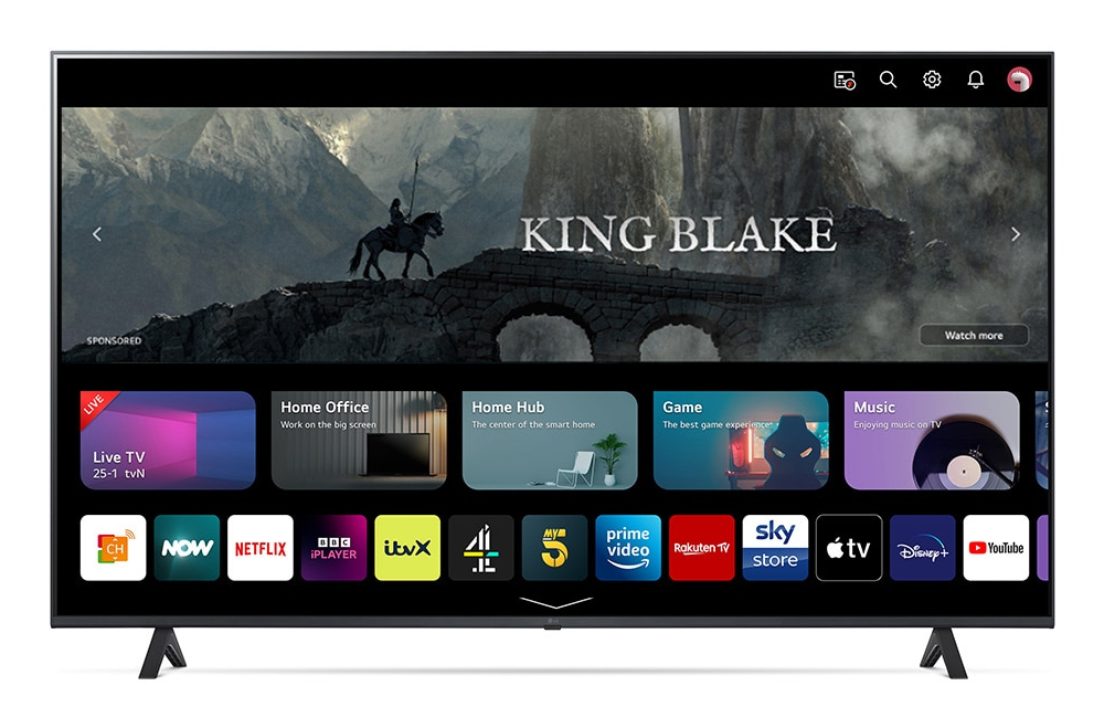 LG 55UR78006LK 139.7 cm (55") 4K Ultra HD Smart TV Wi-Fi Black