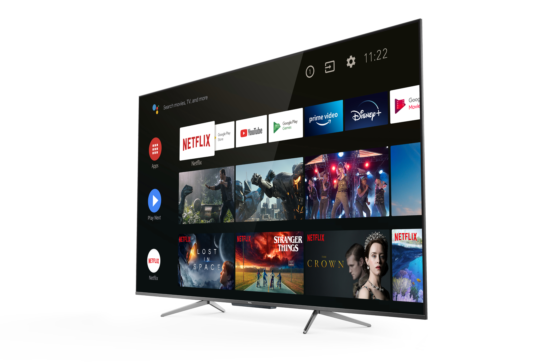 TCL 55C715 TV 139.7 cm (55") 4K Ultra HD Smart TV Wi-Fi Titanium 340 cd/m²