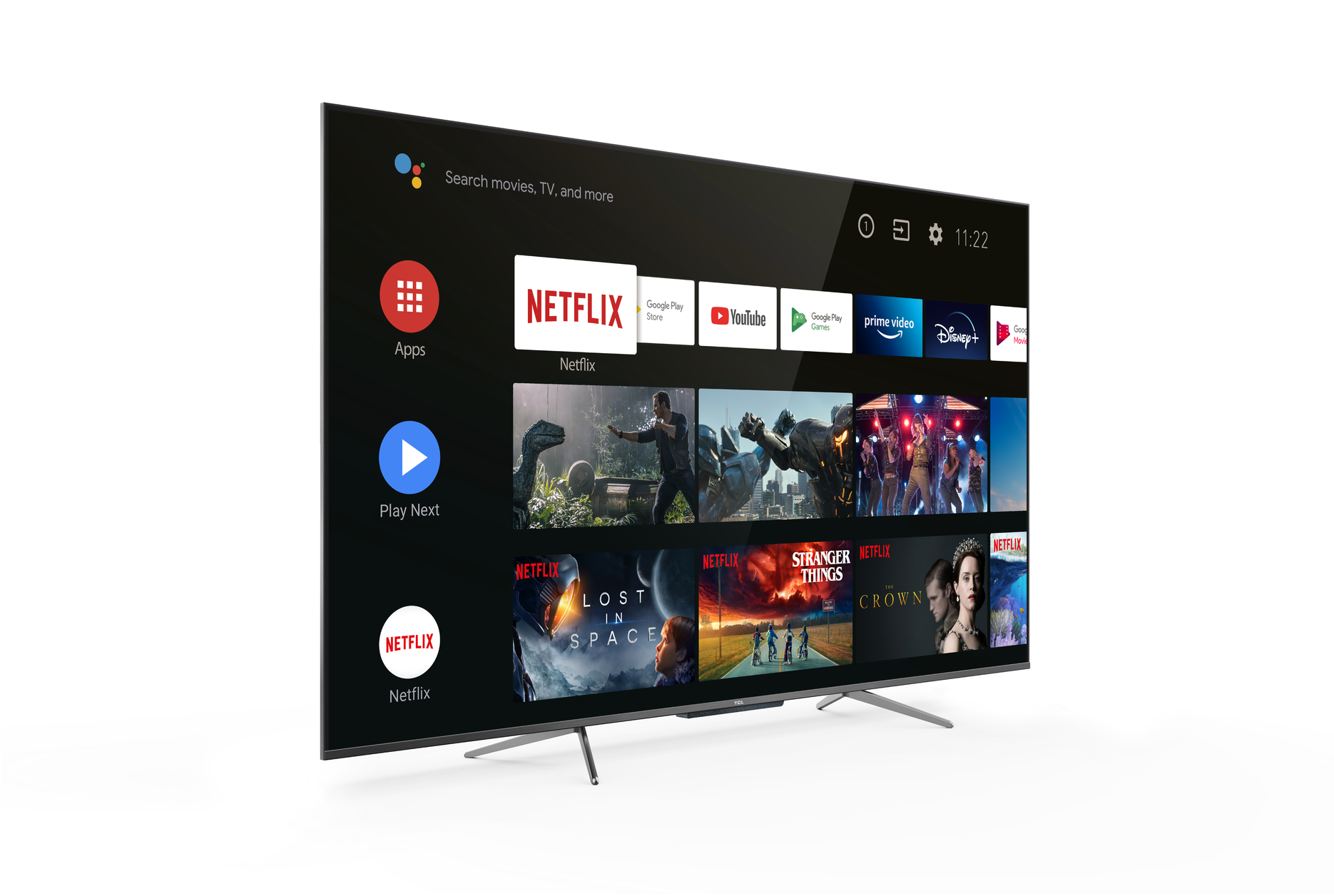 TCL 55C715 TV 139.7 cm (55") 4K Ultra HD Smart TV Wi-Fi Titanium 340 cd/m²