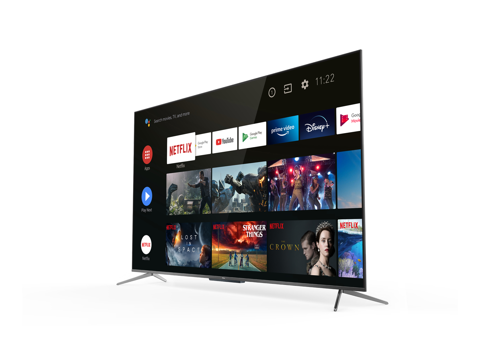 TCL 55C715 TV 139.7 cm (55") 4K Ultra HD Smart TV Wi-Fi Titanium 340 cd/m²