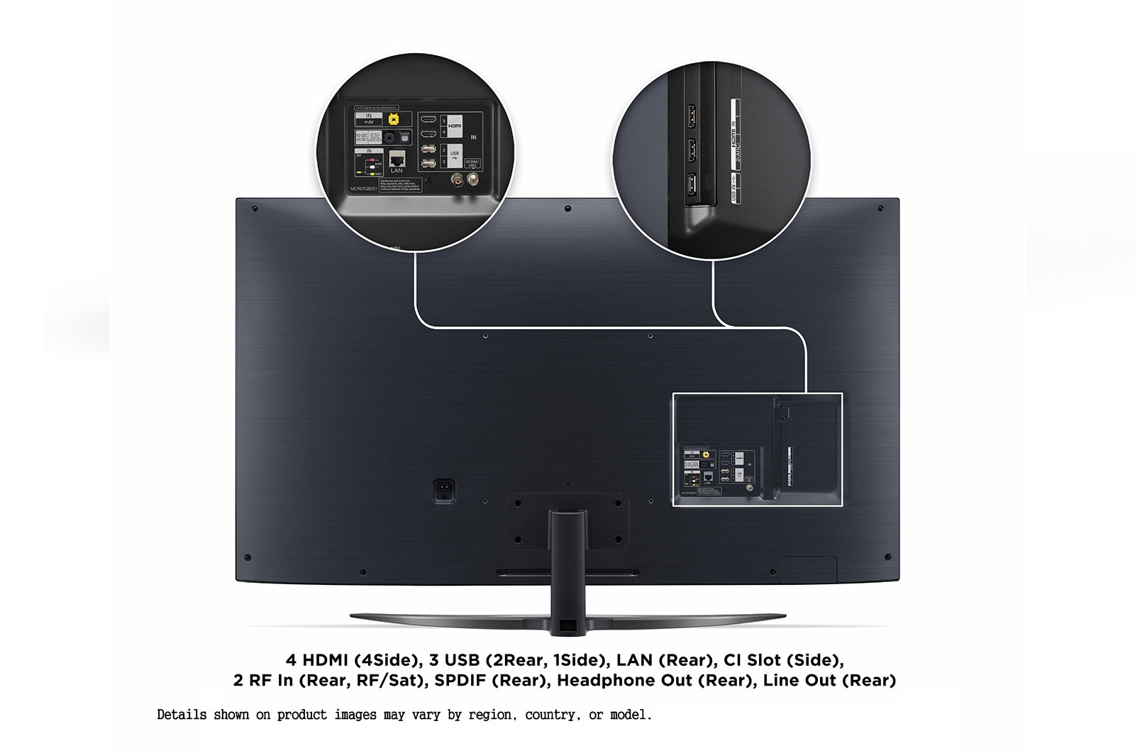 LG NanoCell NANO86 65NANO866NA TV 165.1 cm (65") 4K Ultra HD Smart TV Wi-Fi Black, Stainless steel Rollable display