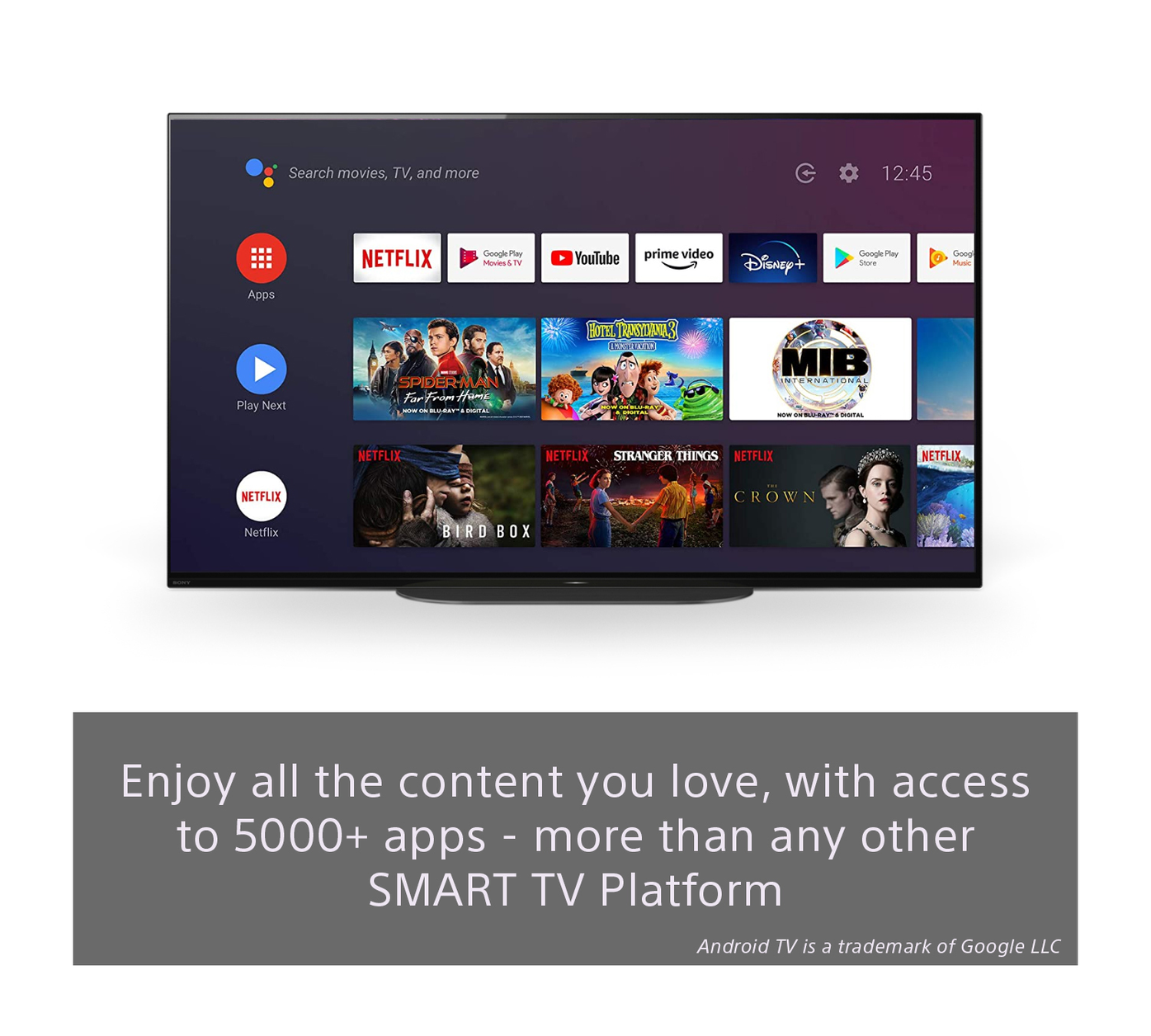 Sony KD48A9BU TV 124.5 cm (49") 4K Ultra HD Smart TV Wi-Fi Black