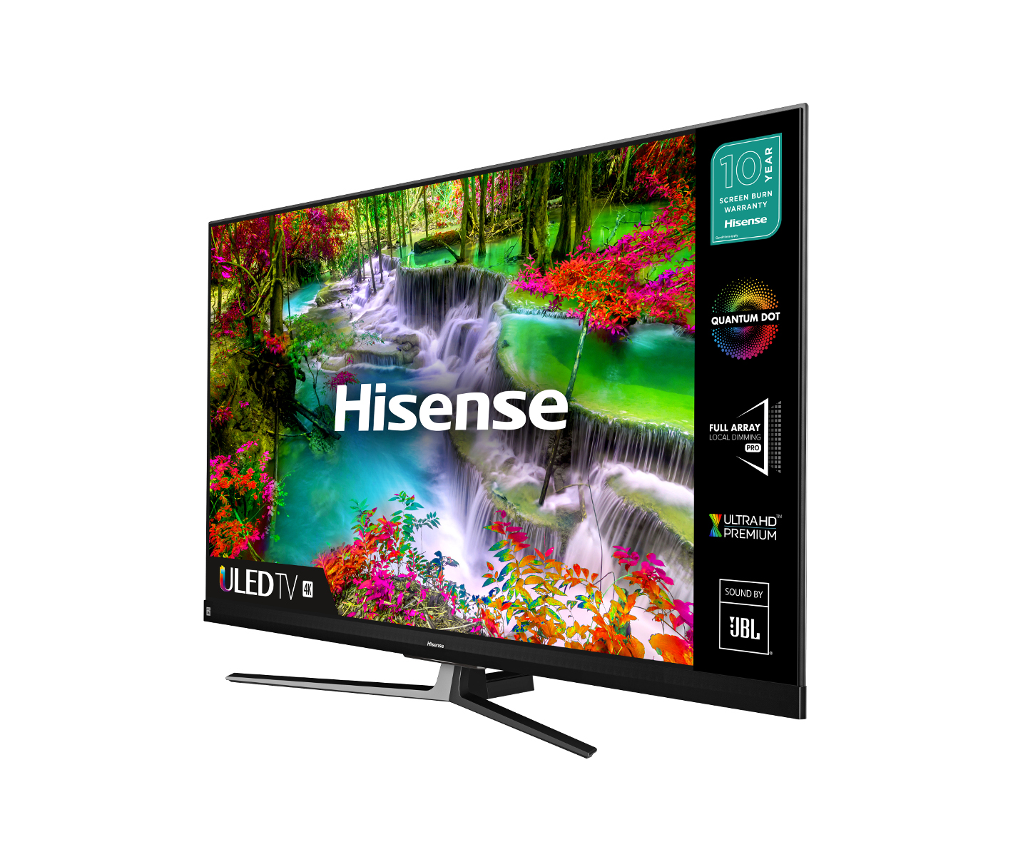 Hisense U8QF 65U8QFTUK TV 165.1 cm (65") 4K Ultra HD Smart TV Wi-Fi Black, Silver