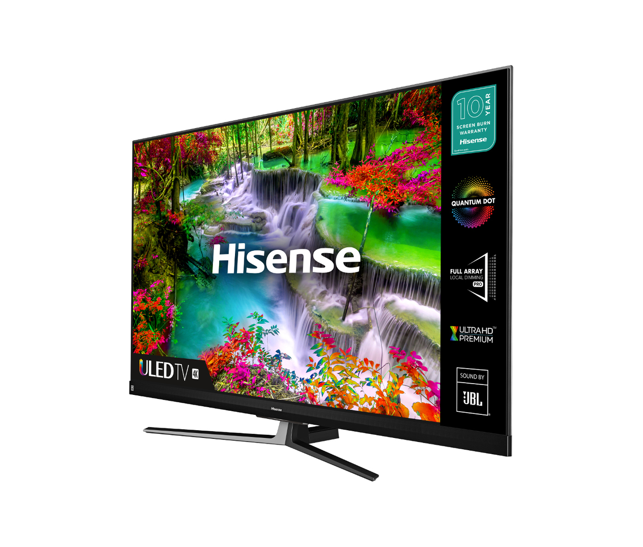 Hisense U8QF 65U8QFTUK TV 165.1 cm (65") 4K Ultra HD Smart TV Wi-Fi Black, Silver