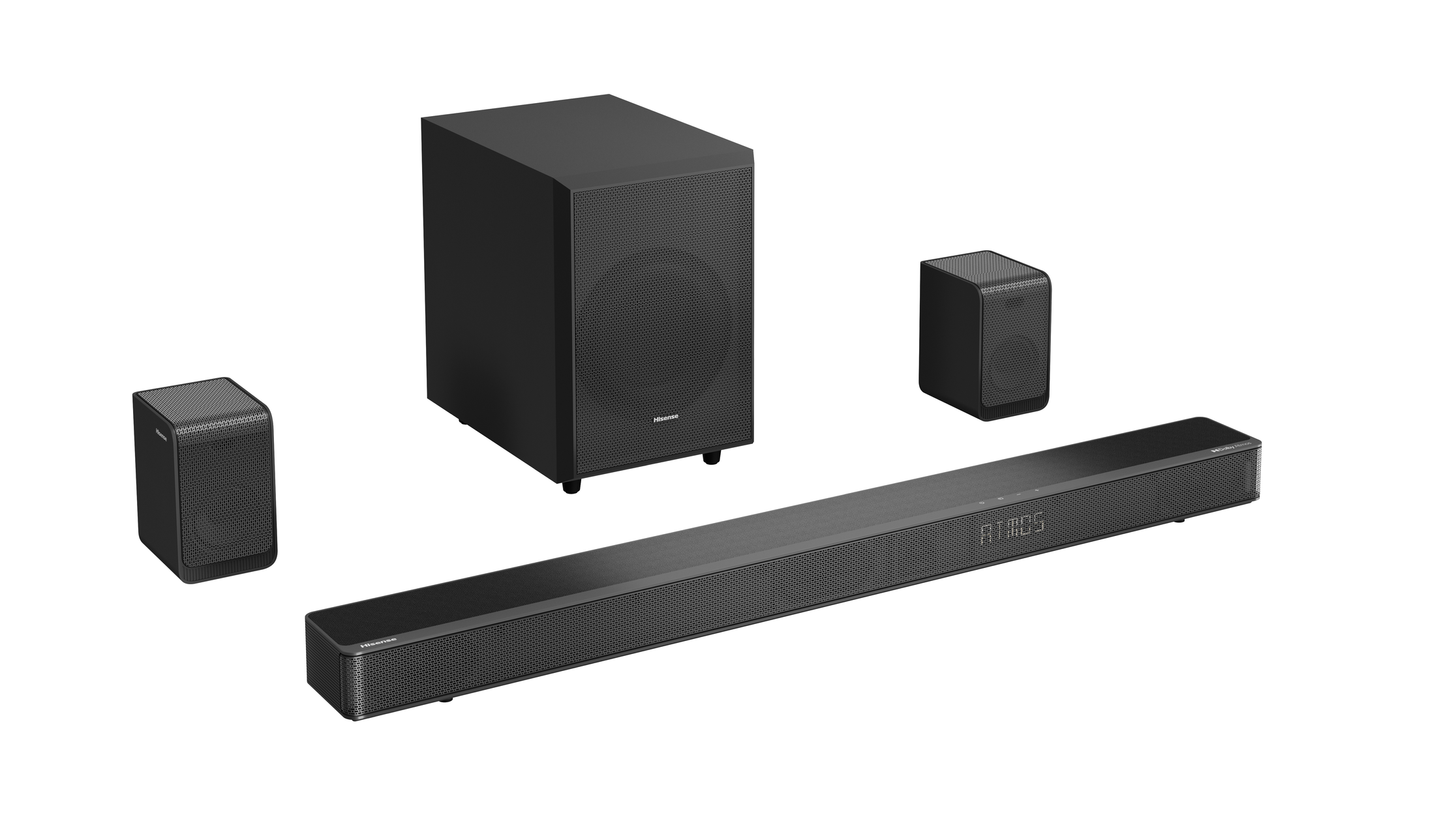 Hisense AX5125H soundbar speaker Black 5.1.2 channels 500 W