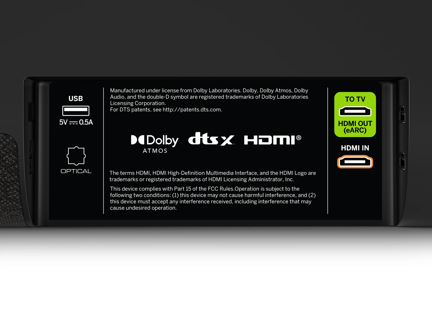 VIZIO M512E-K6 soundbar speaker Black 5.1.2 channels