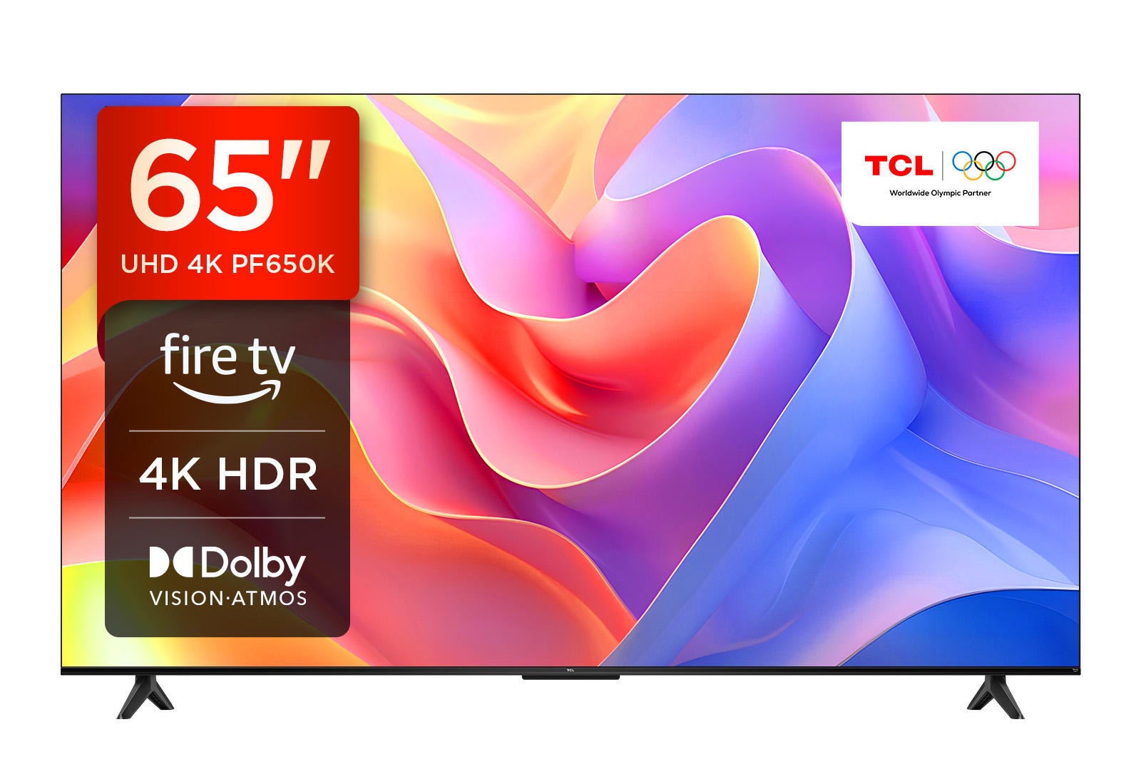 TCL 65PF650K TV 165.1 cm (65") 4K Ultra HD Smart TV Wi-Fi Titanium
