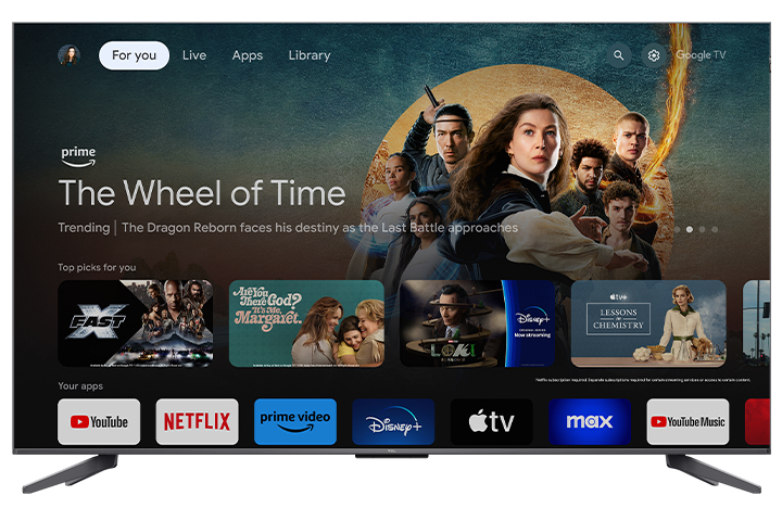 TCL Q6 75" Q Class 4K UHD HDR QLED Smart TV with Google TV – 75Q681G