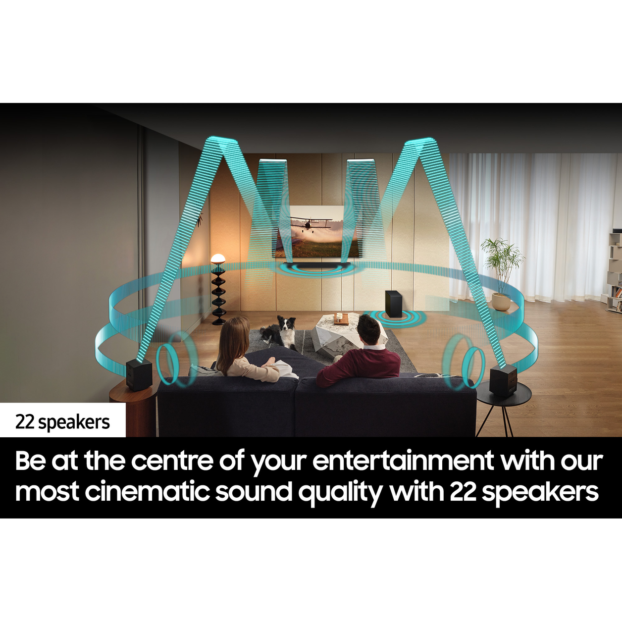 Samsung Q990D Q-Series 11.1.4ch Cinematic Soundbar with Subwoofer and Rear Speakers (2024)