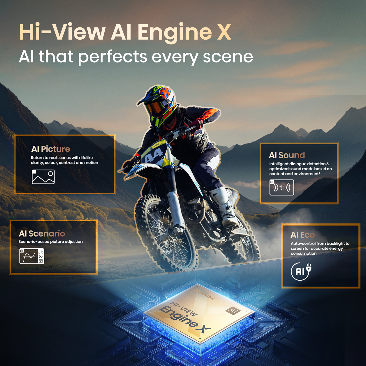 Hisense 116" UXQTUK Tri-Chroma RGB MiniLED Smart AI TV with Freely
