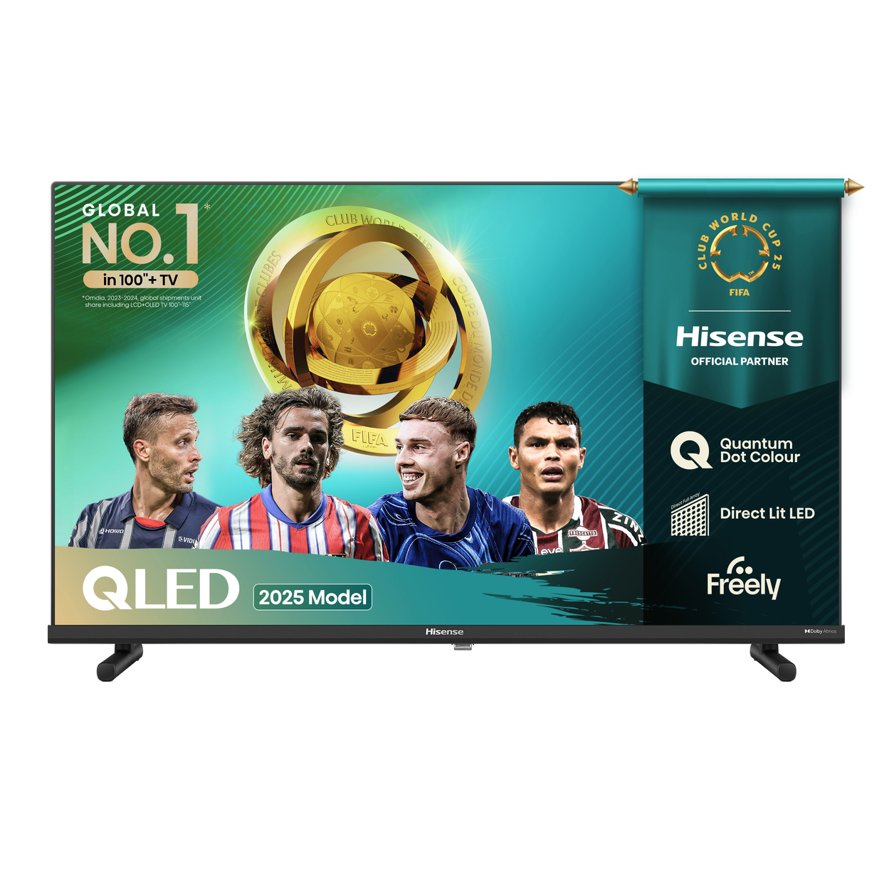 Hisense 32" E5QTUK QLED FHD Smart TV with Freely
