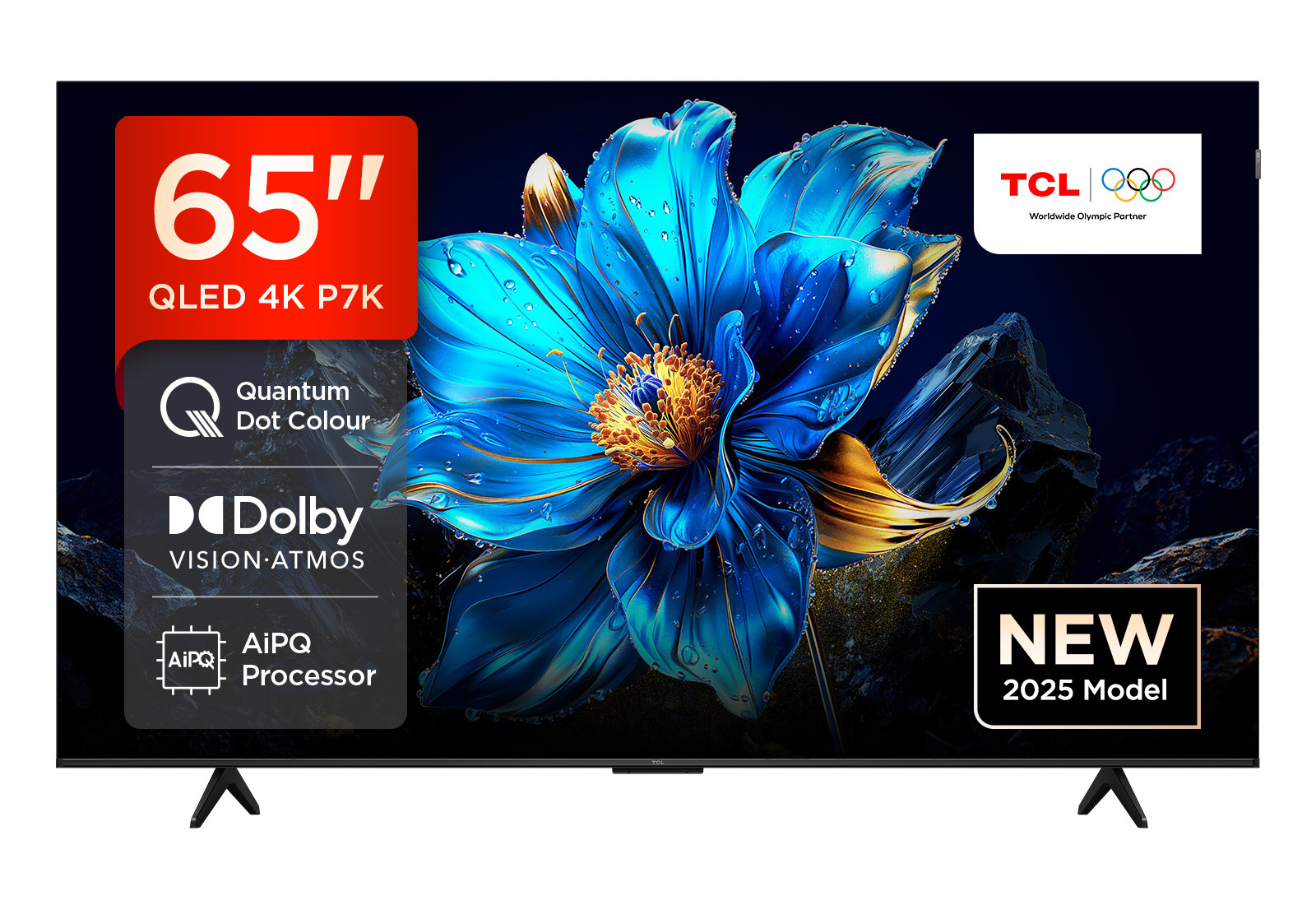 TCL 65P7K-UK TV 165.1 cm (65") 4K Ultra HD Smart TV Wi-Fi Metallic 350 cd/m²