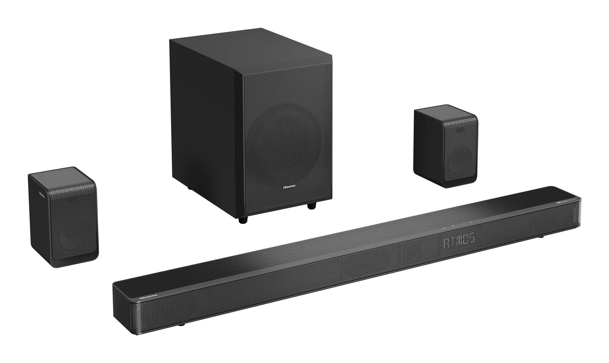 Hisense AX5125H soundbar speaker Black 5.1.2 channels 500 W