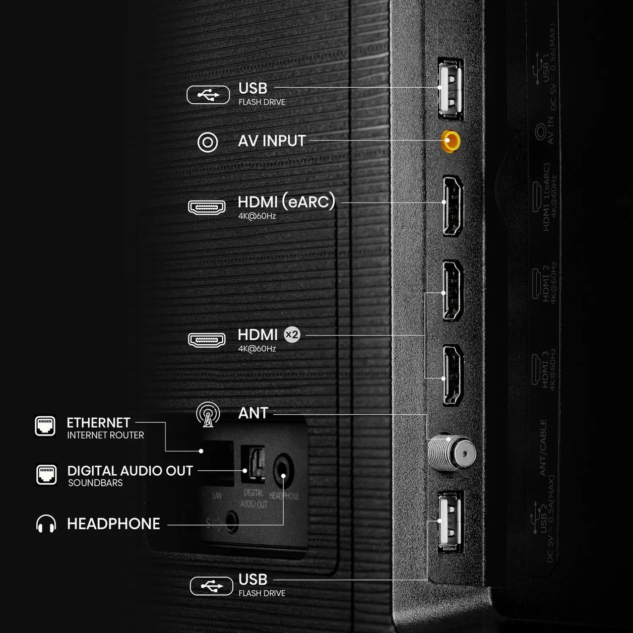 Hisense ‎43A7NF 109.2 cm (43") 4K Ultra HD Smart TV Wi-Fi Black 2500 cd/m²