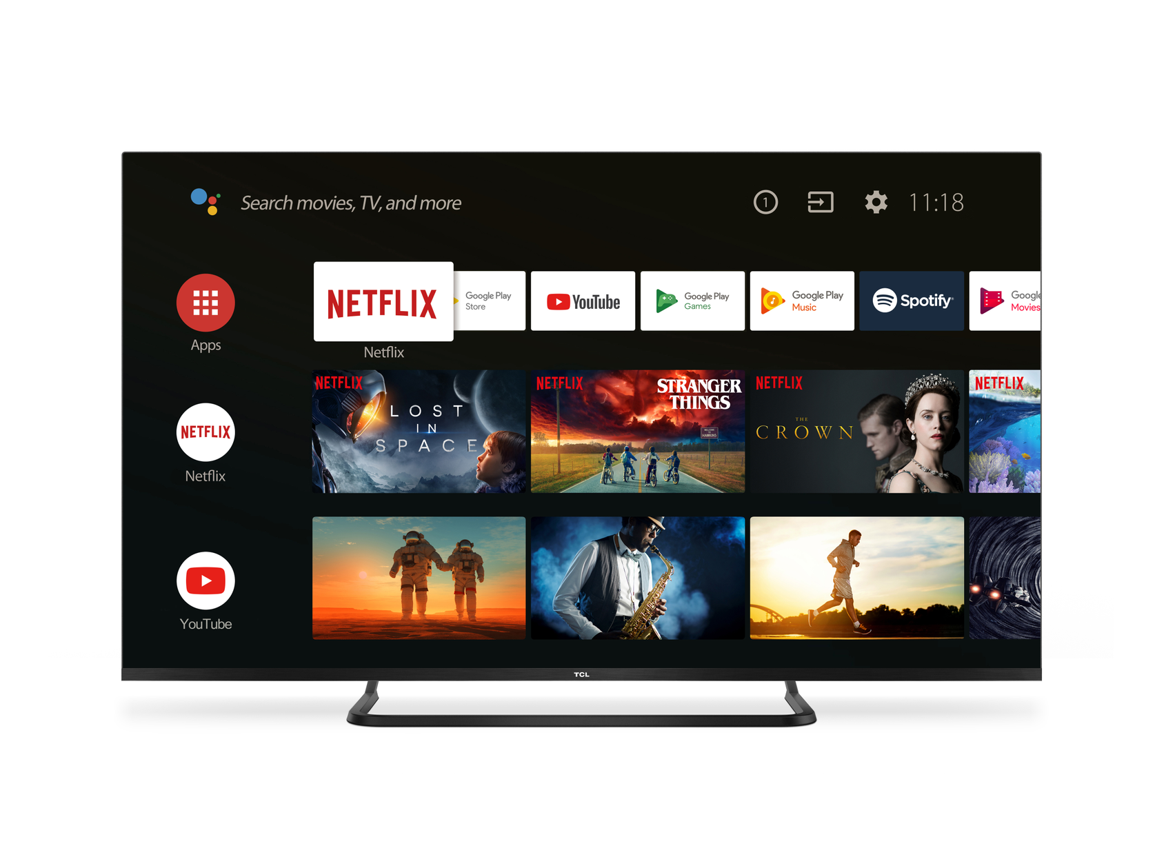 TCL 50EP682 TV 127 cm (50") 4K Ultra HD Smart TV Wi-Fi Titanium 360 cd/m²