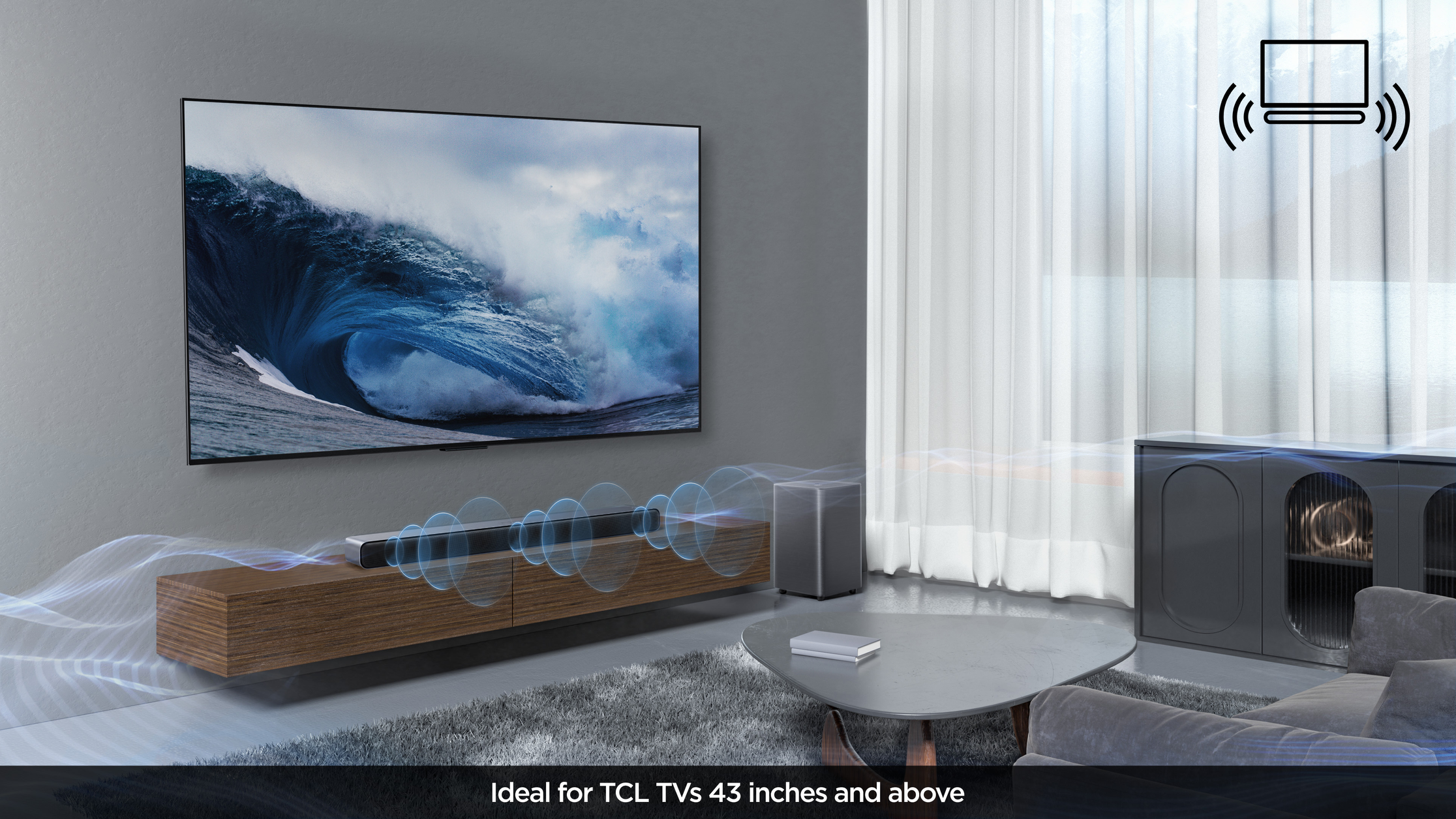 TCL S55HK soundbar speaker Black 2.1 channels 220 W